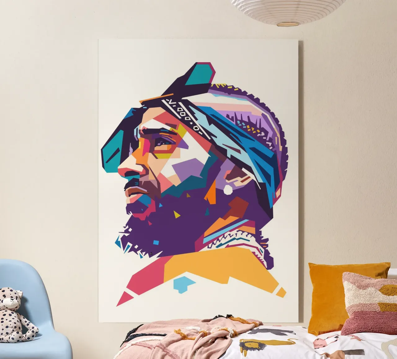 L'iconico rapper Nipsey Hussle plexiglass da Hantamrata