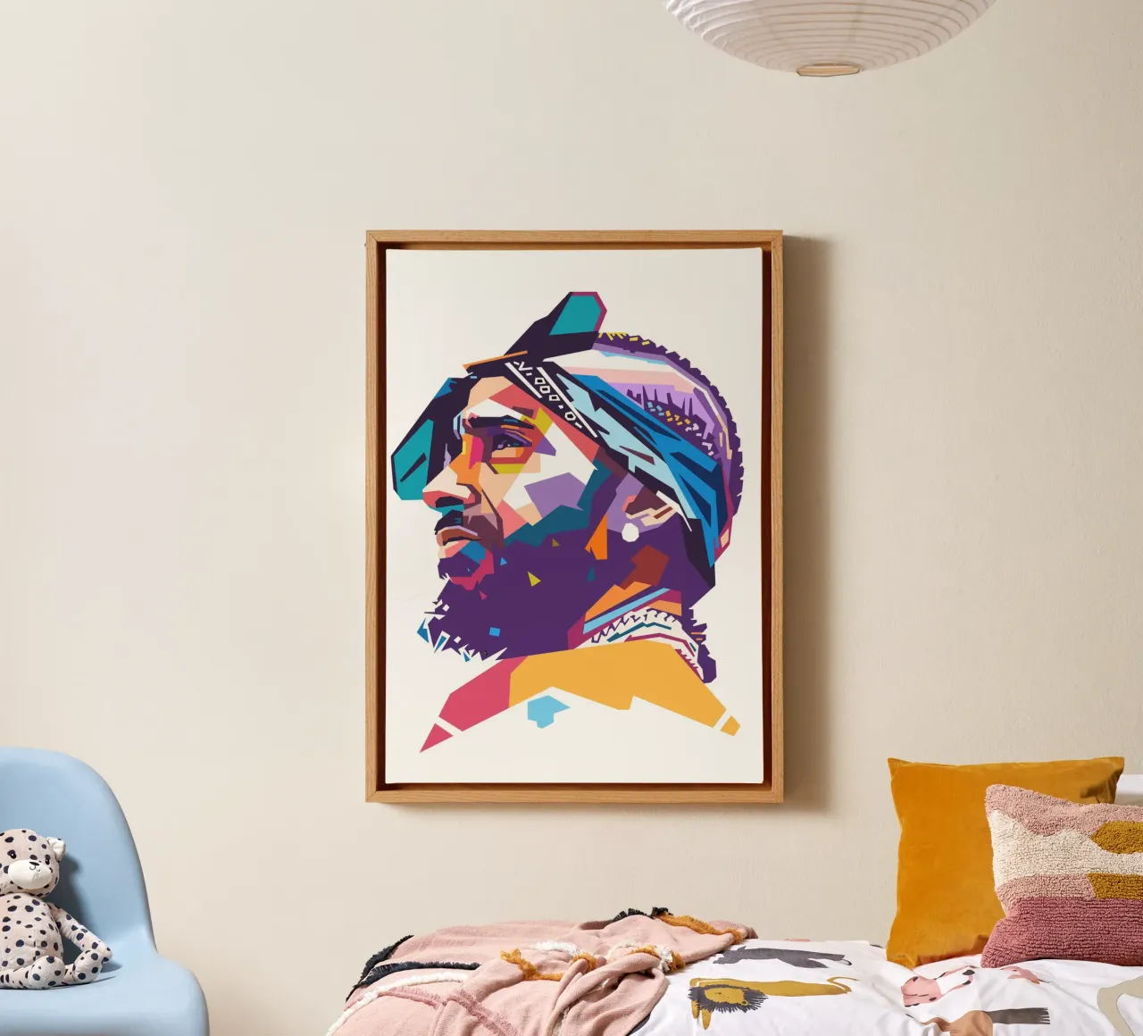 L'iconico rapper Nipsey Hussle tela da Hantamrata