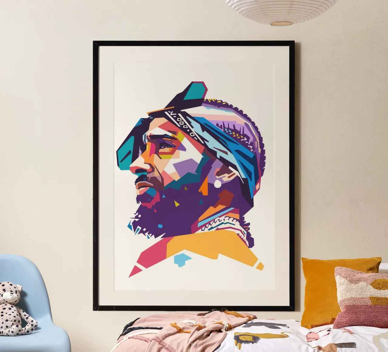 Der ikonische Rapper Nipsey Hussle Hahnemühle von Hantamrata