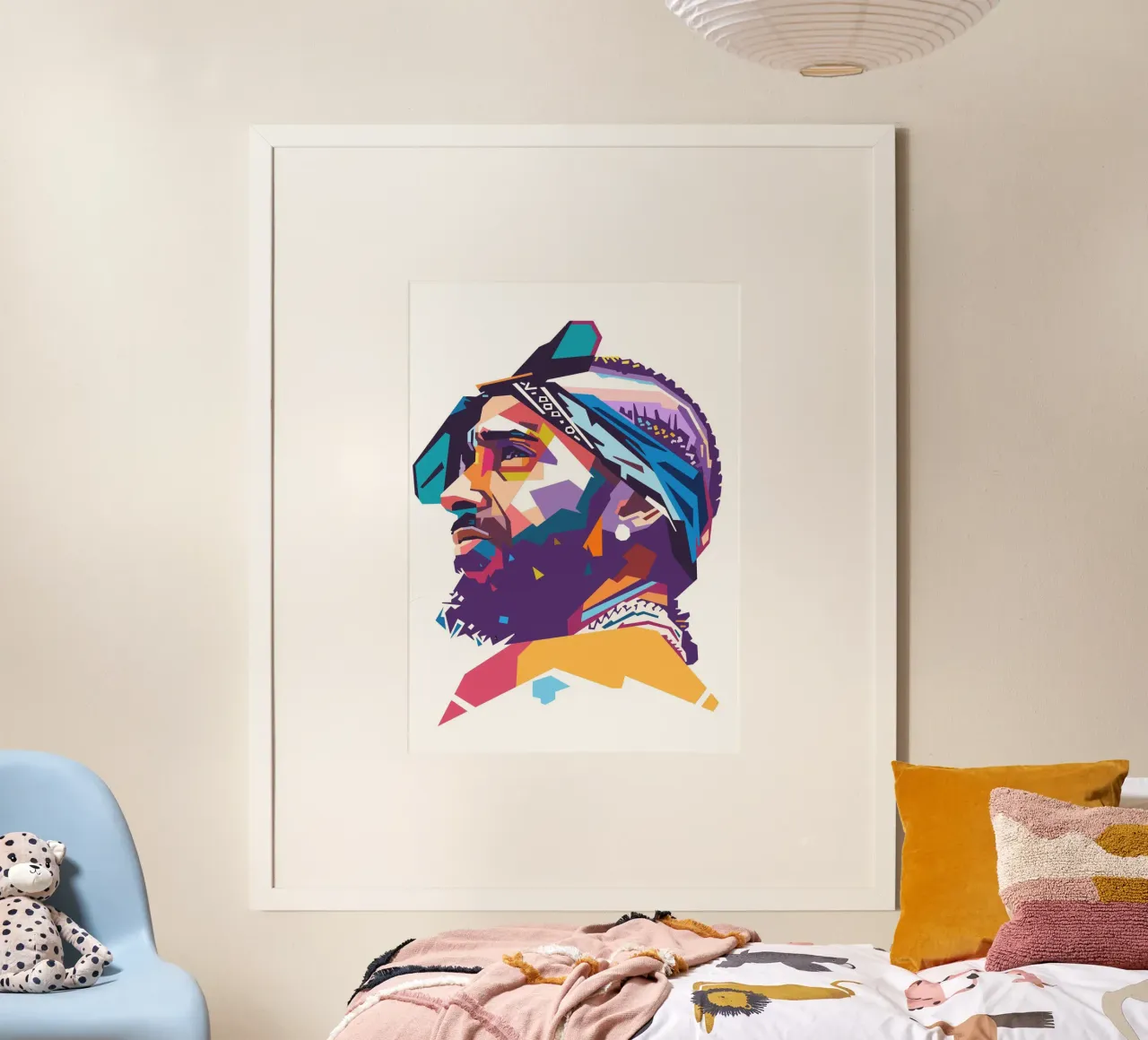 L'iconico rapper Nipsey Hussle poster da Hantamrata