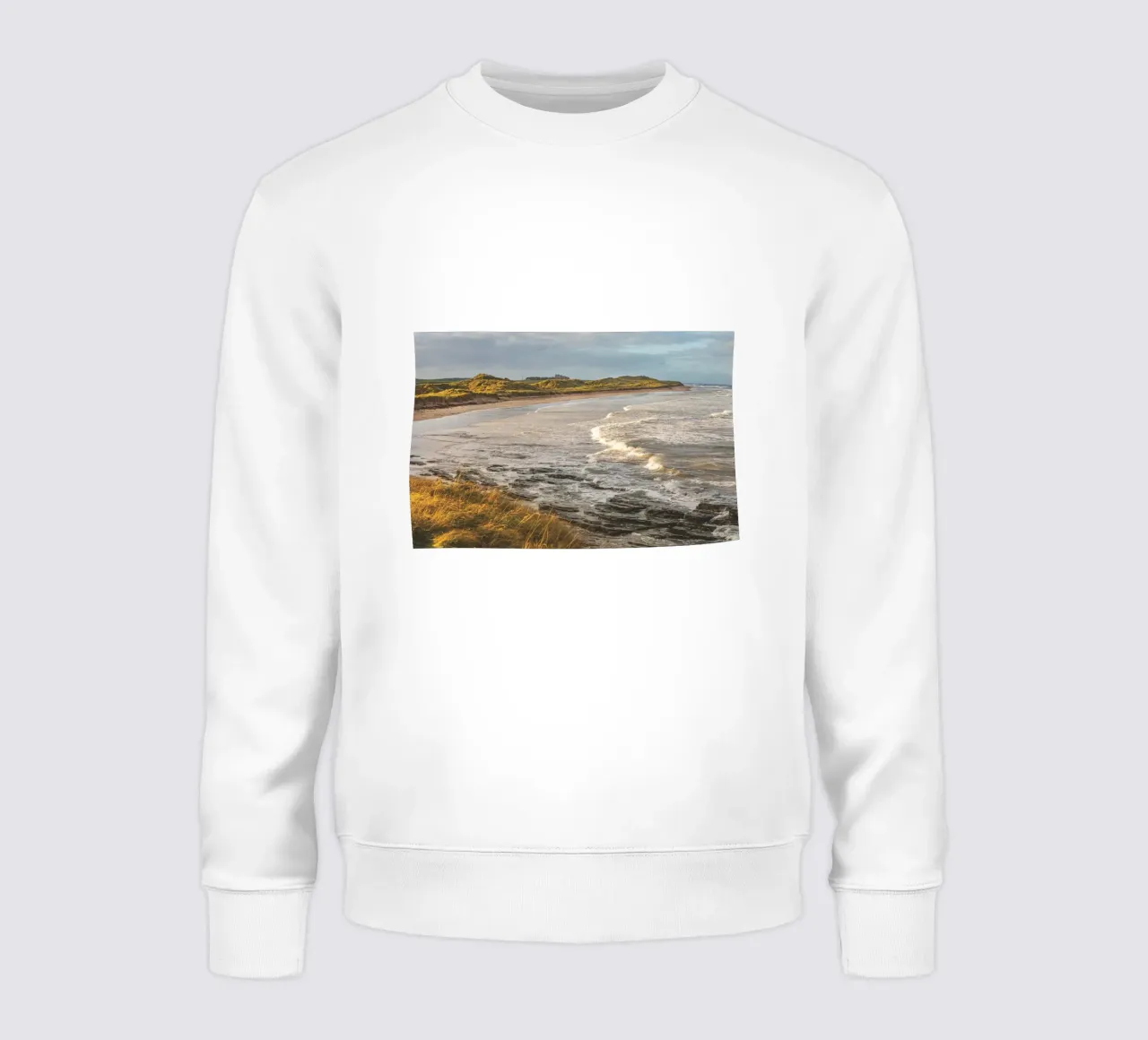 Seahouses Beach felpa da Dave Hare Photography