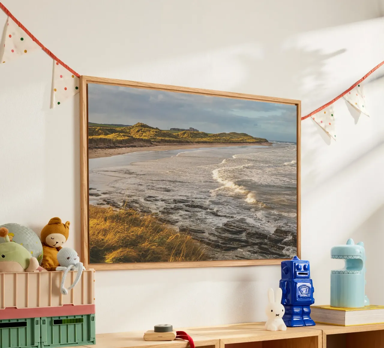 Seahouses Beach plexiglass da Dave Hare Photography