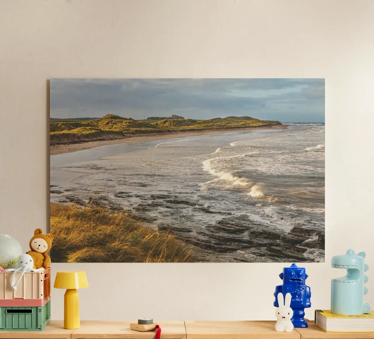 Seahouses Beach plexiglass da Dave Hare Photography