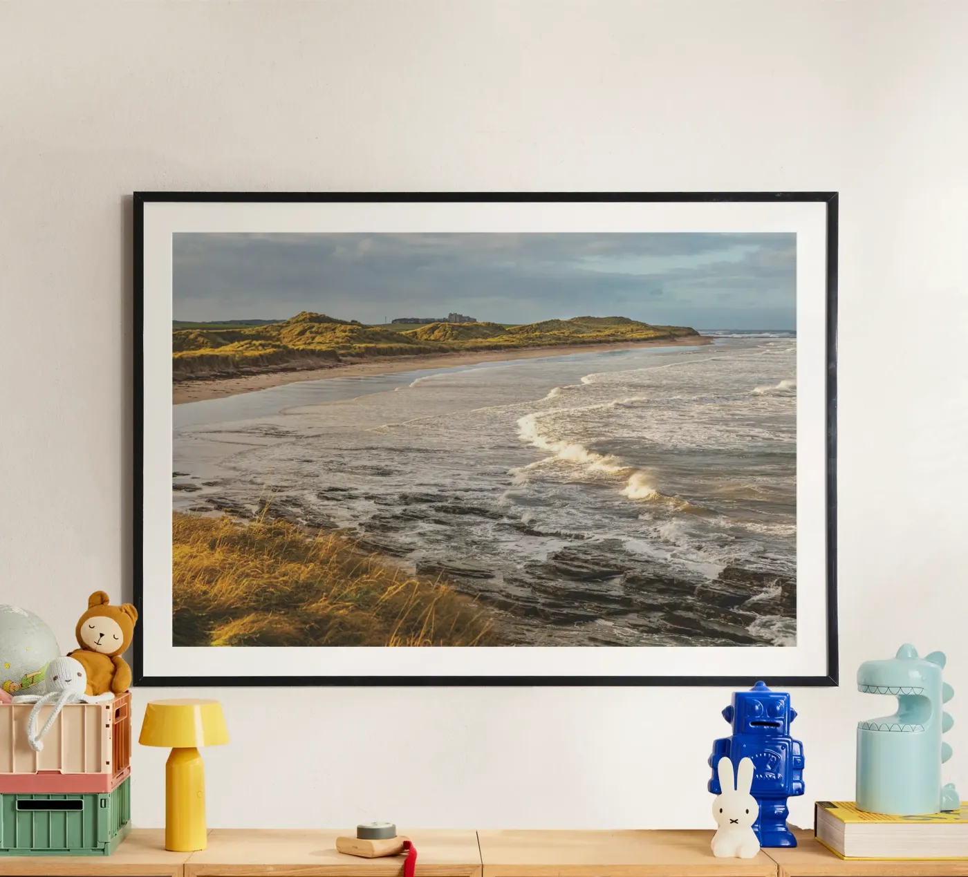 Seahouses Beach poster da Dave Hare Photography