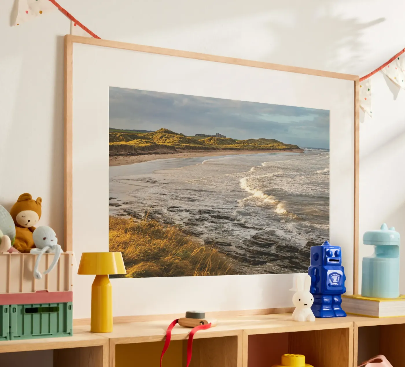 Seahouses Beach poster da Dave Hare Photography