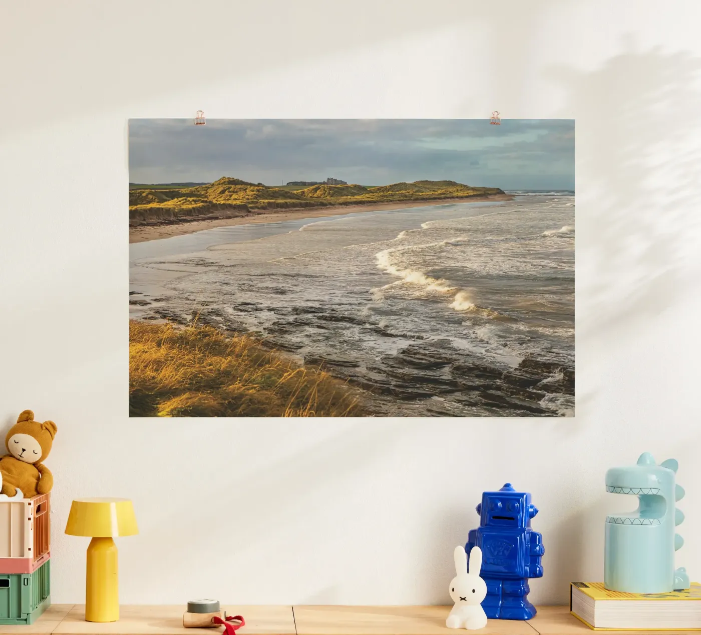 Seahouses Beach poster da Dave Hare Photography