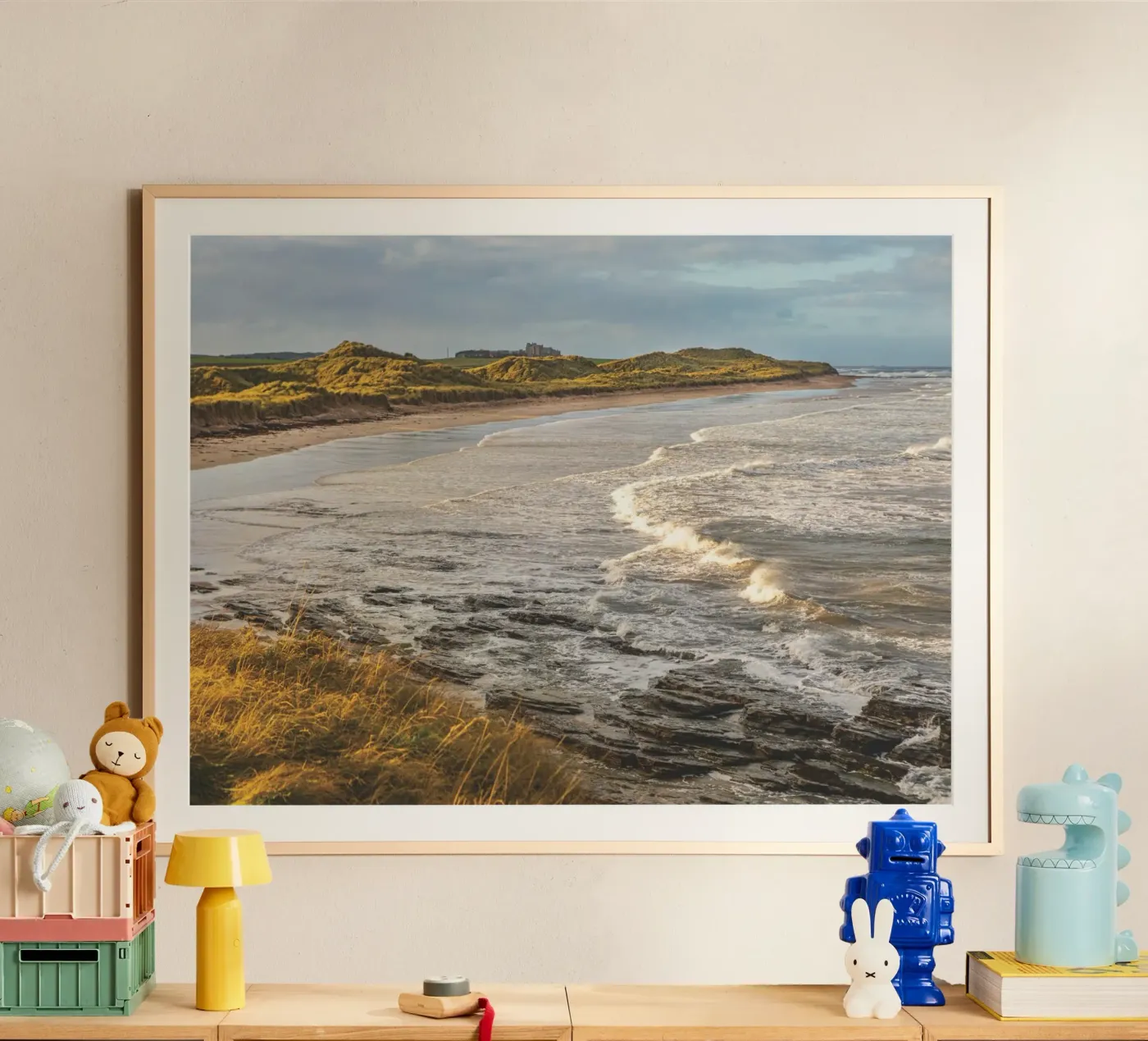 Seahouses Beach poster da Dave Hare Photography