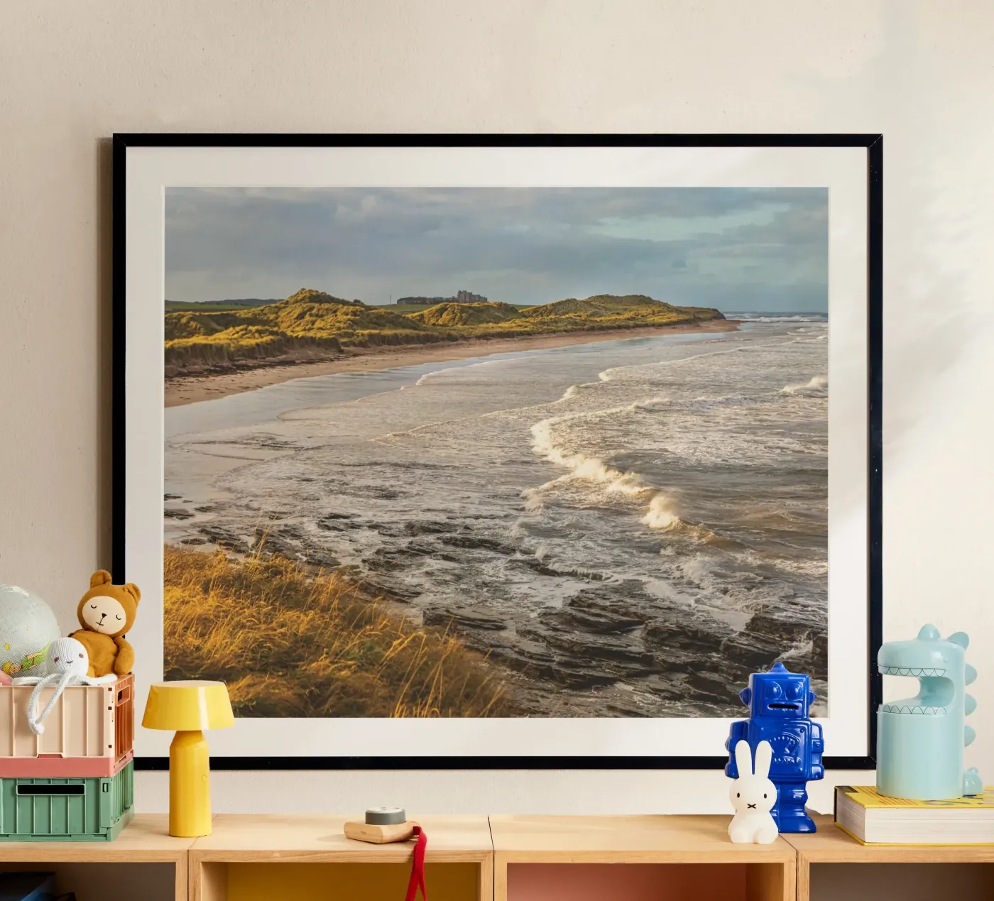 Seahouses Beach poster da Dave Hare Photography