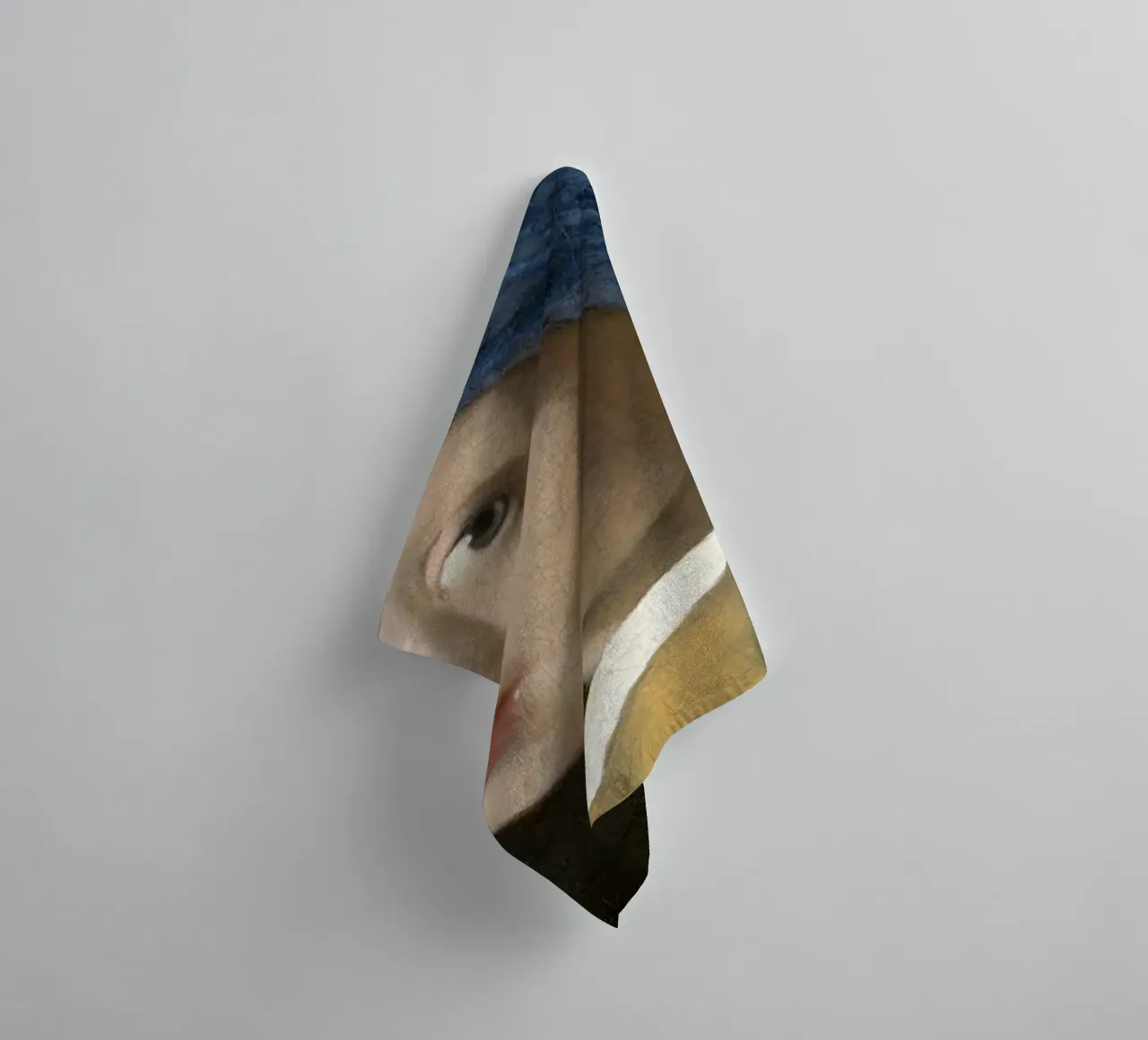 Girl with a Pearl Earring Johannes Vermeer(c. 1665) asciugamano da bagno da Venus Art