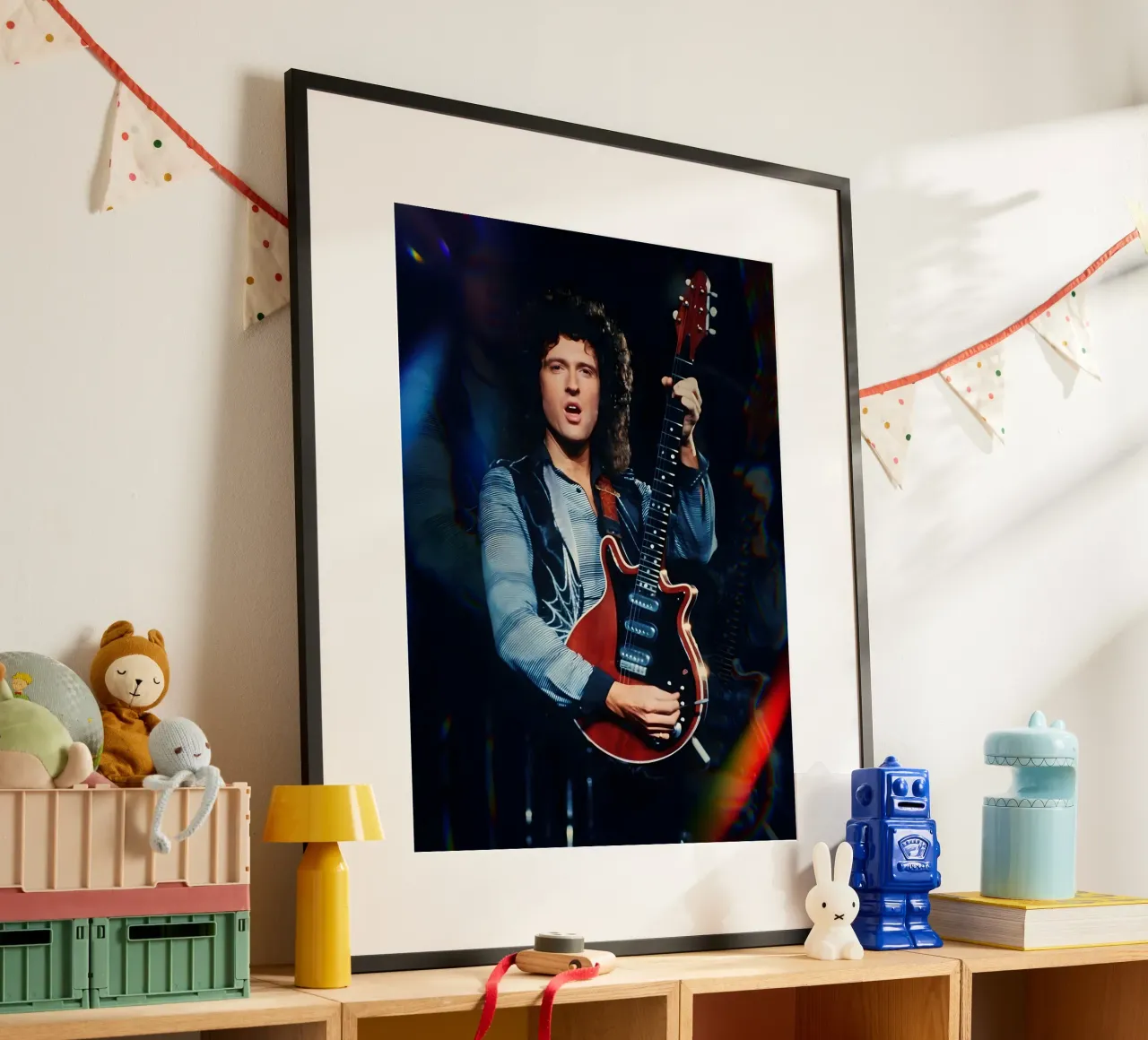 Brian May carta hahnemühle da Low poly art