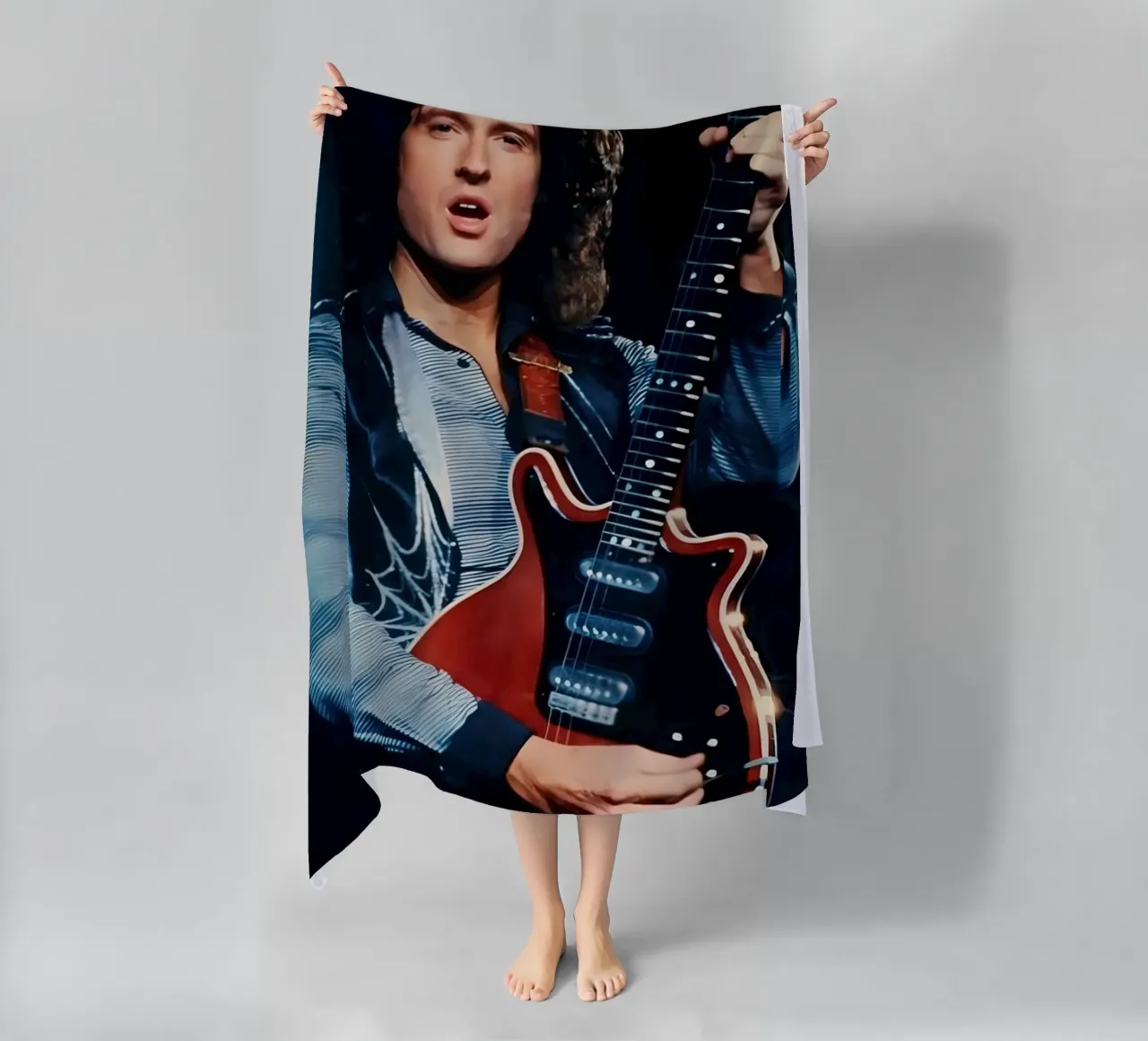 Brian May telo mare da Low poly art
