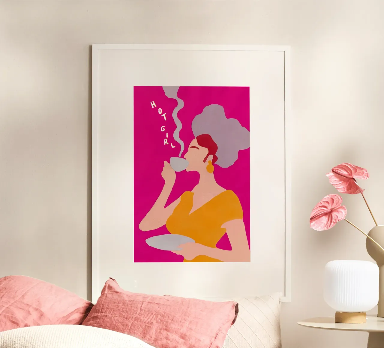 Stile di vita della ragazza sexy poster da Carinaprint