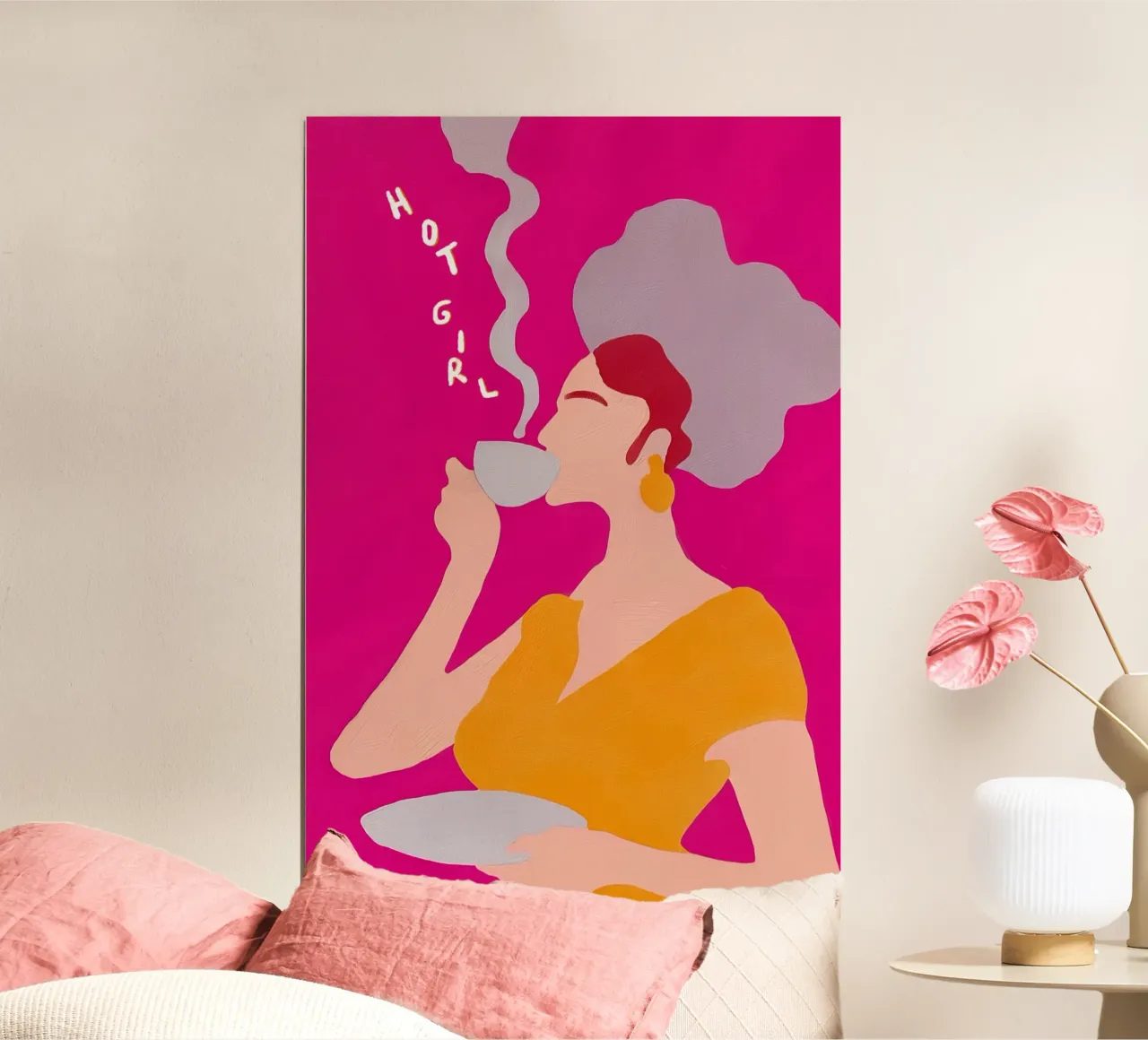 Stile di vita della ragazza sexy poster da Carinaprint