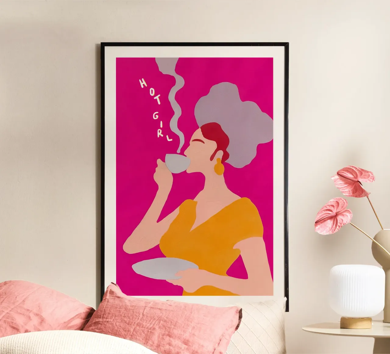 Stile di vita della ragazza sexy poster da Carinaprint