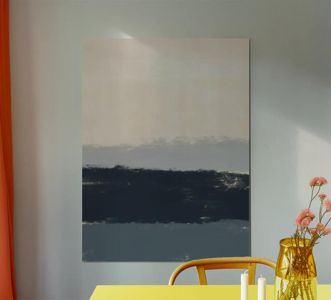 Paesaggio marino minimo all'orizzonte carta hahnemühle da Little Dean