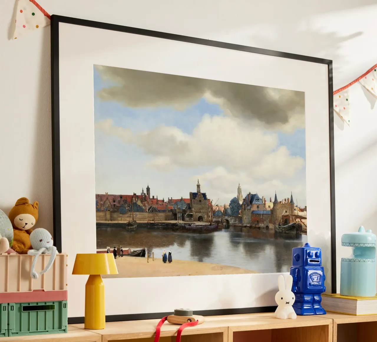 Johannes Vermeer’s View of Delft (ca. 1660–1661) carta hahnemühle da Venus Art