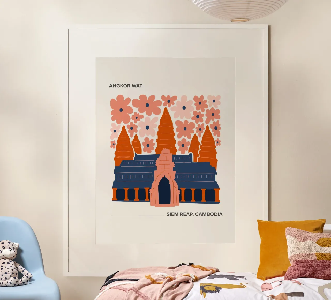 Angkor Wat Siem Reap, Cambogia, poster da Peaches Art Prints