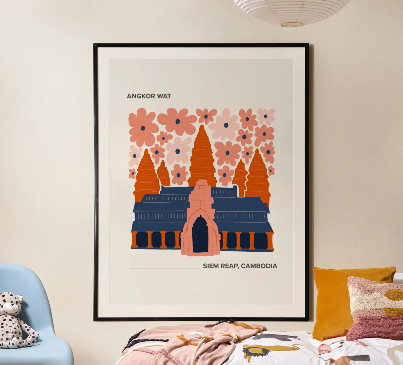 Angkor Wat Siem Reap, Cambogia, poster da Peaches Art Prints