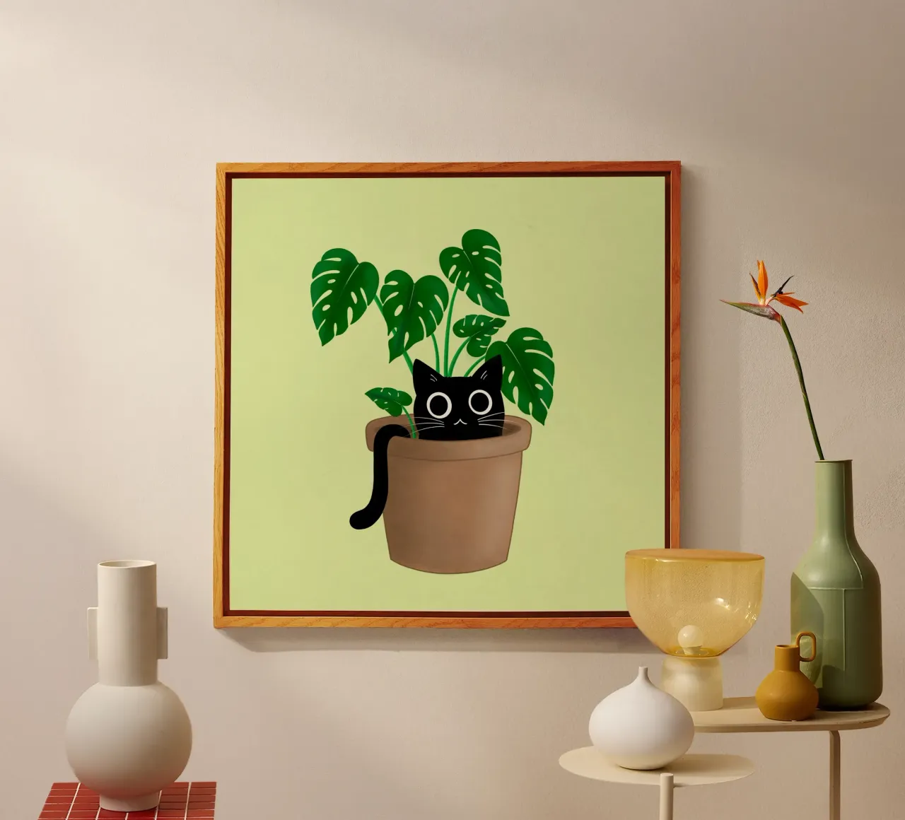 Black Cat II plexiglass da Vivi Nicolin