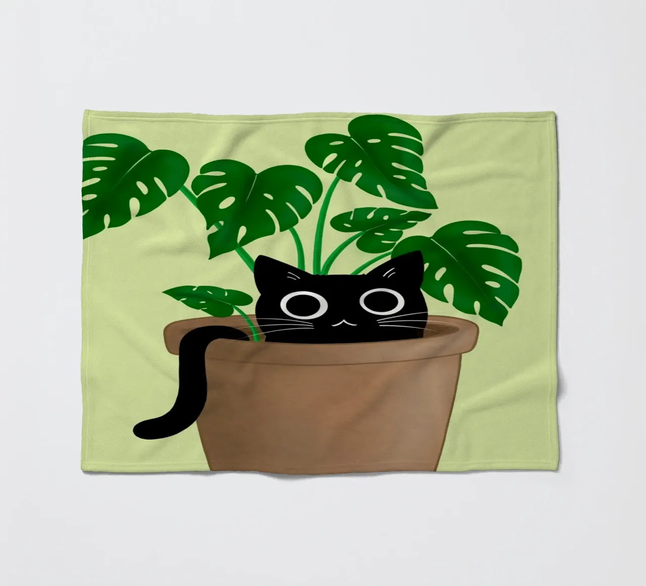 Black Cat II coperta in pile da Vivi Nicolin