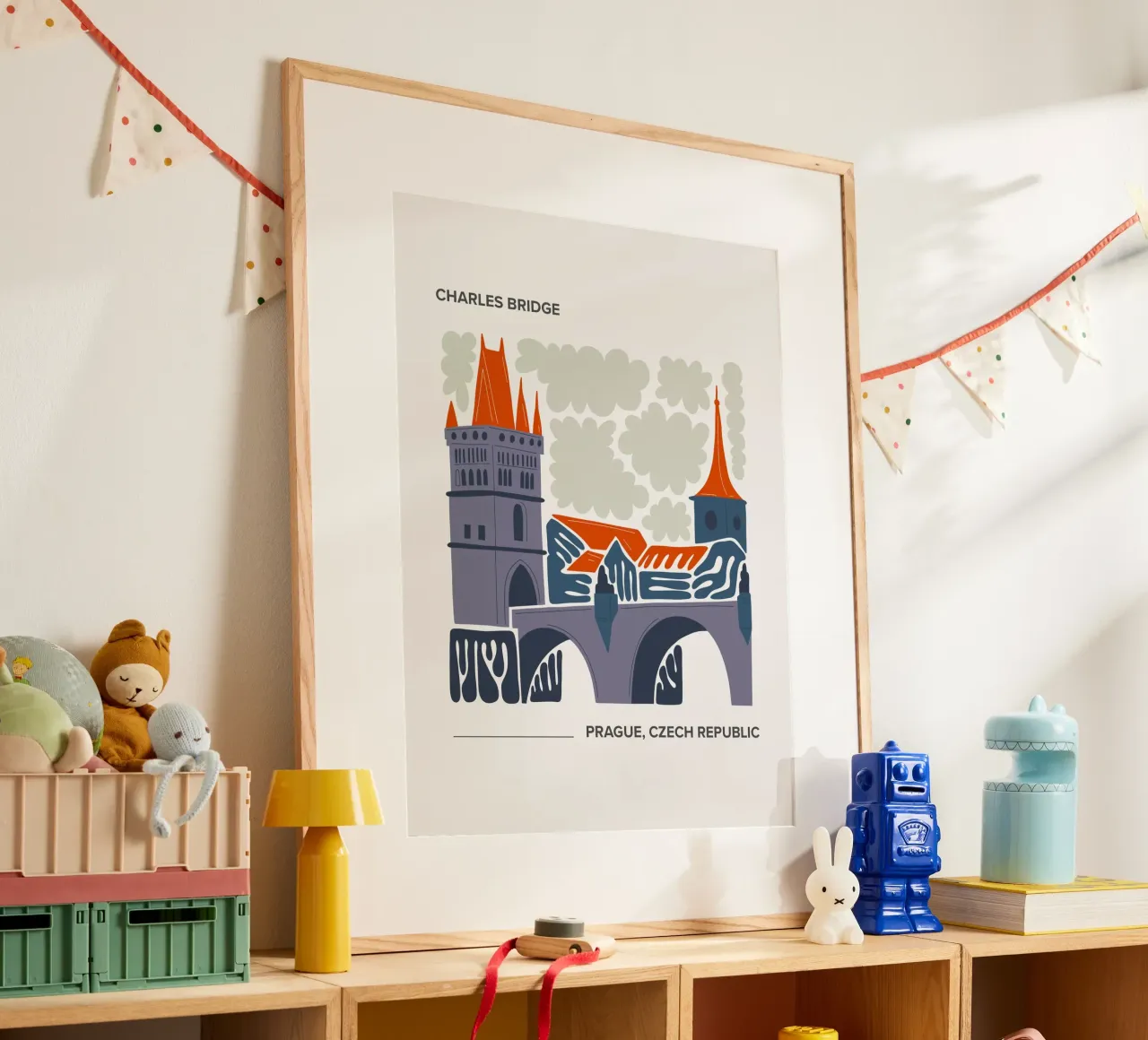 Ponte Carlo, Praga, Repubblica Ceca, poster da Peaches Art Prints