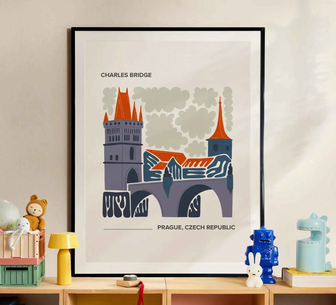 Ponte Carlo, Praga, Repubblica Ceca, poster da Peaches Art Prints