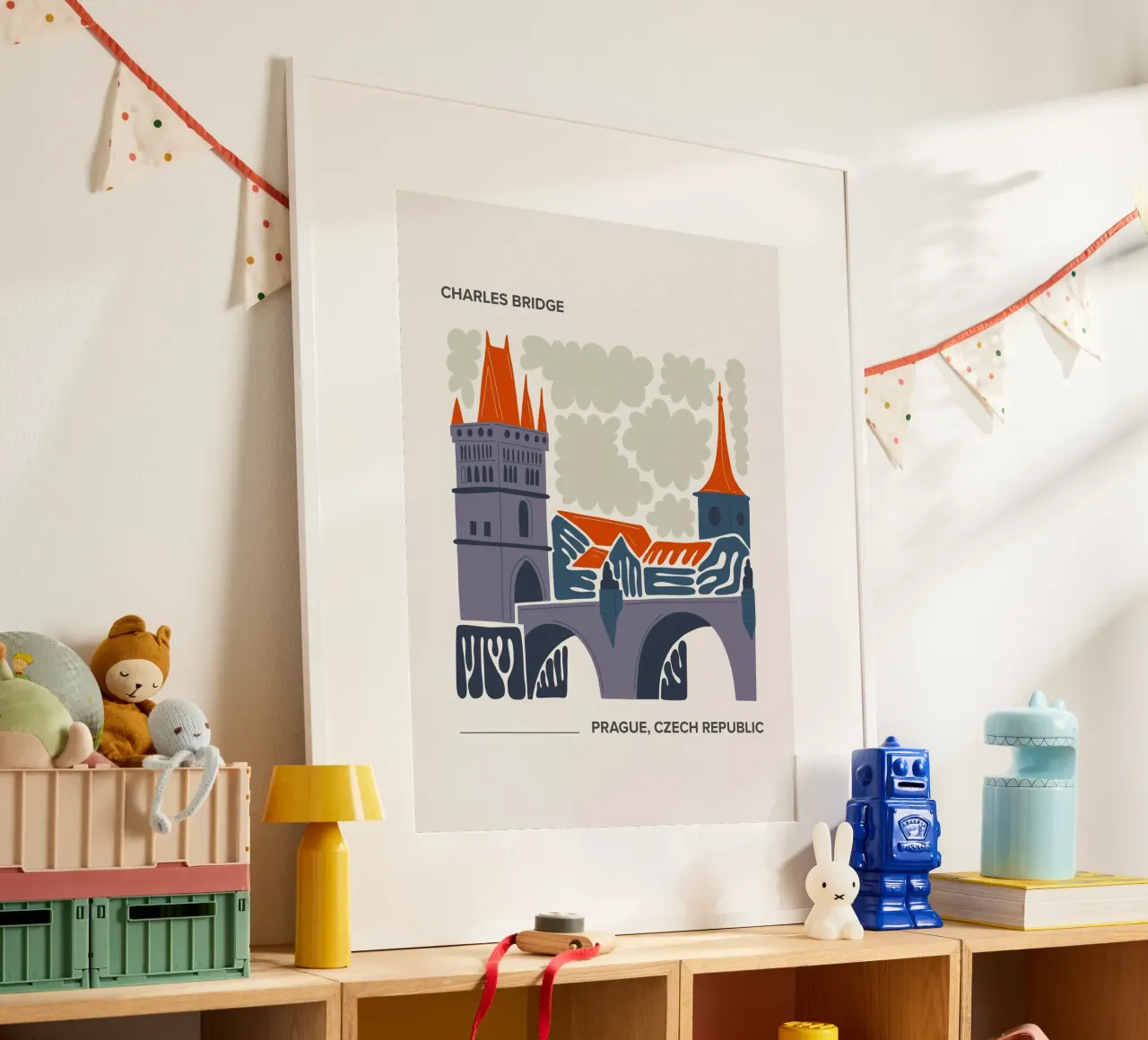 Ponte Carlo, Praga, Repubblica Ceca, poster da Peaches Art Prints
