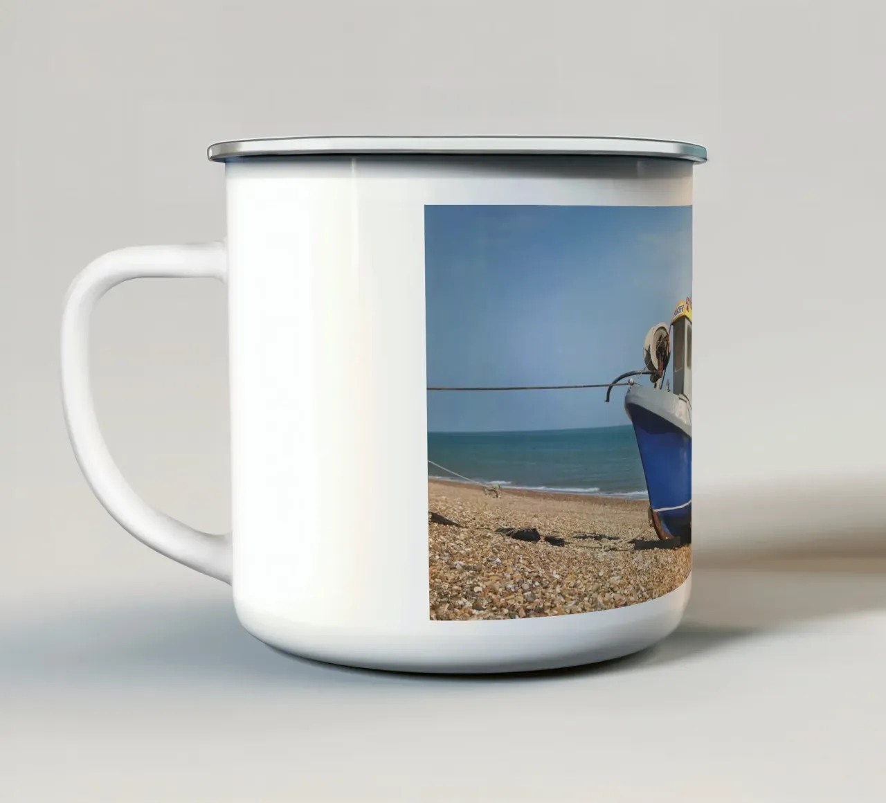 Fishing Boat tazza in smalto da Dave Hare Photography