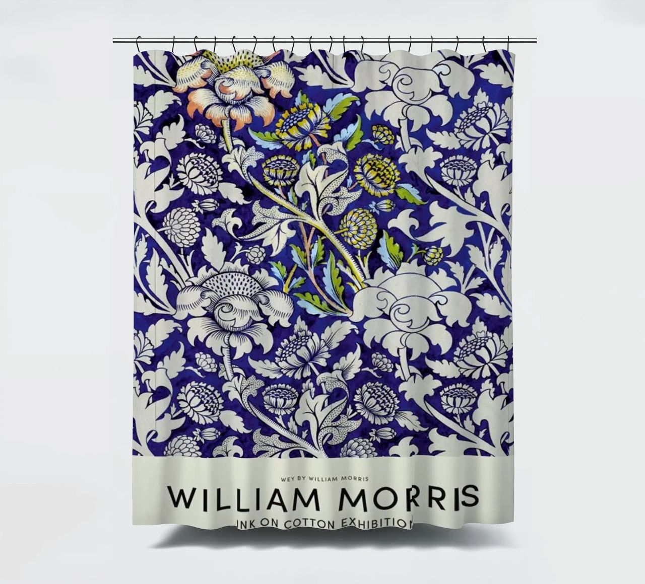 William Morris - Wey Exhibition rideau de douche de Vintage by JUNIQE