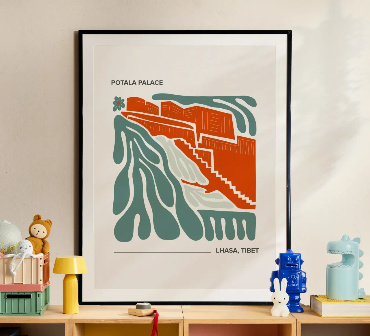 Potala Palace, Lhasa, Tibet poster da Peaches Art Prints