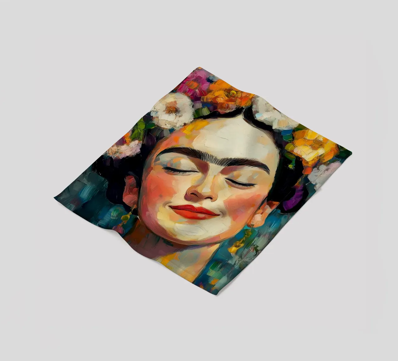 Frida Freschezza femminile coperta in pile da Carinaprint