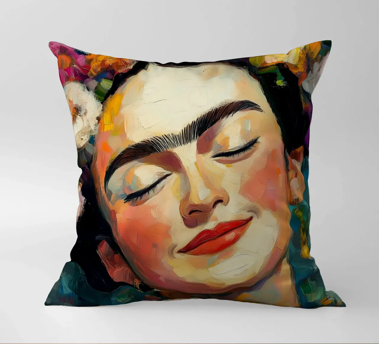 Frida Freschezza femminile cuscino da Carinaprint