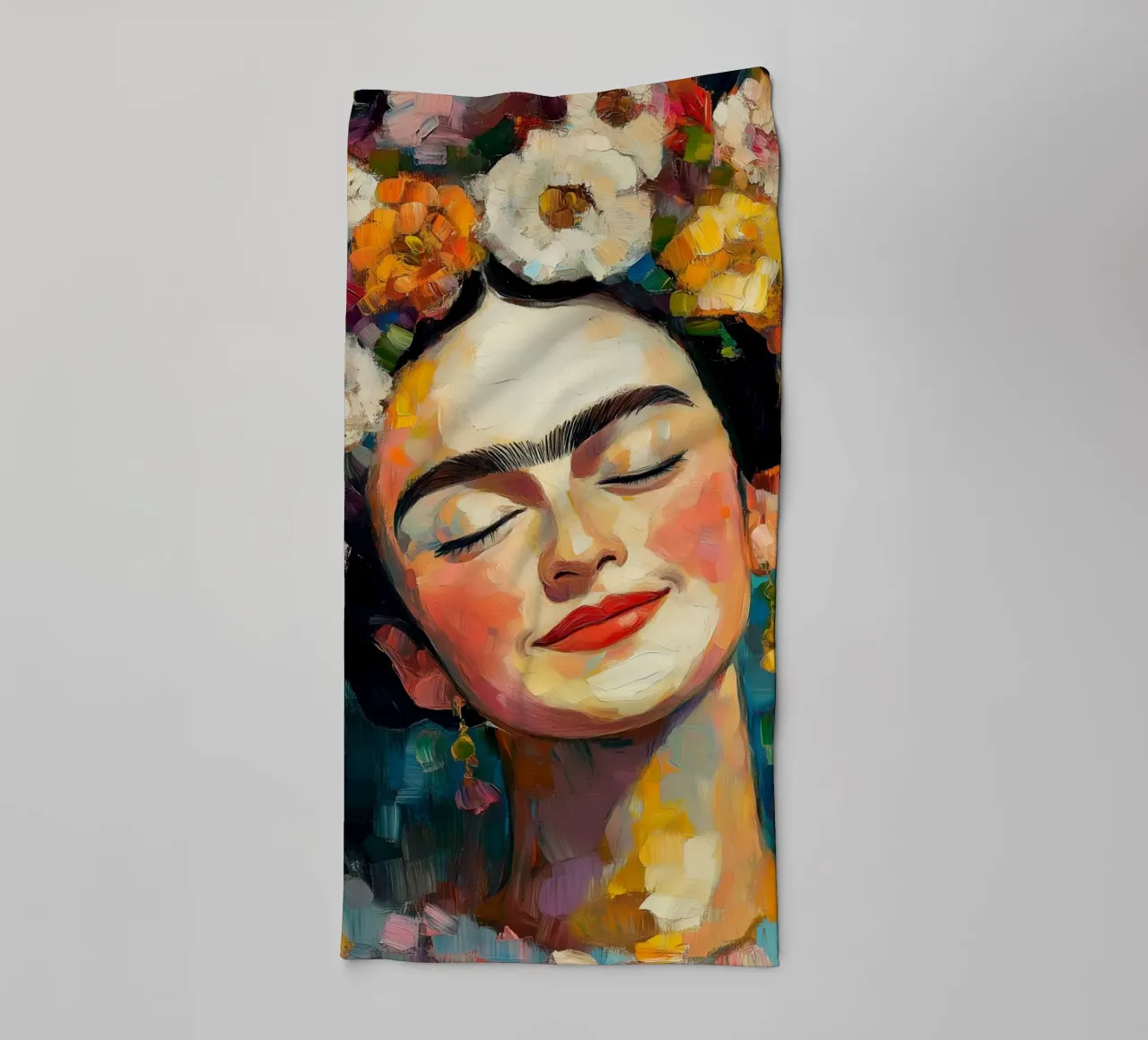 Frida Freschezza femminile asciugamano da bagno da Carinaprint