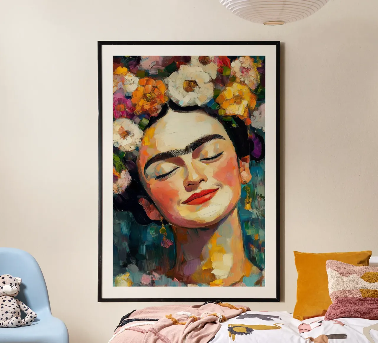 Frida Freschezza femminile carta hahnemühle da Carinaprint