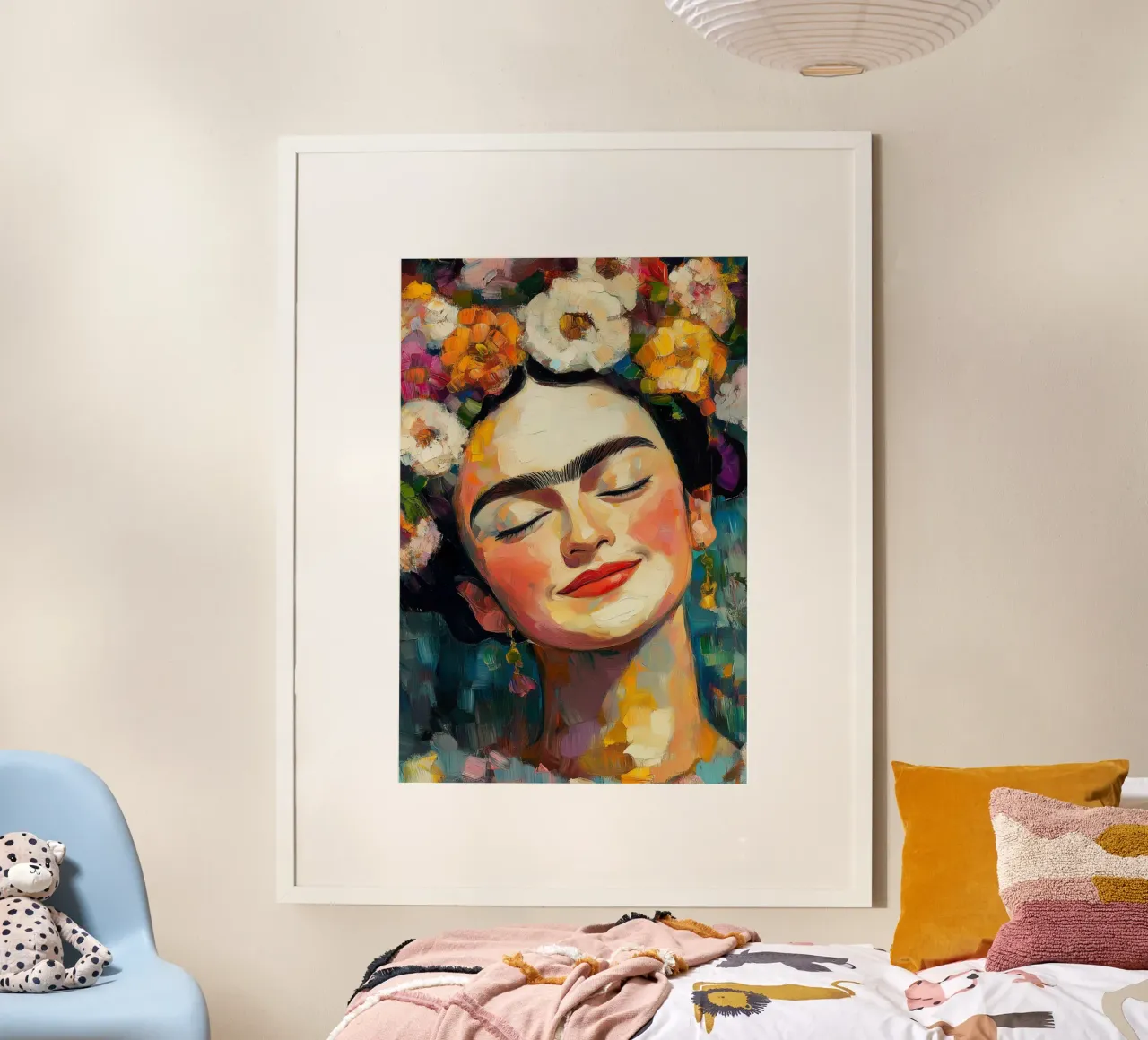 Frida Freschezza femminile carta hahnemühle da Carinaprint