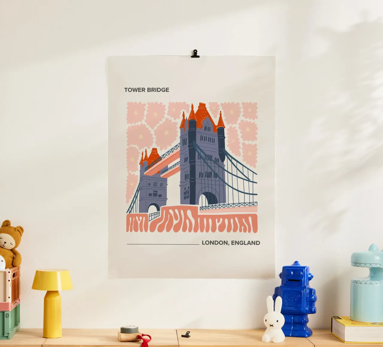 Ponte della Torre, Londra, Inghilterra, Viaggio carta hahnemühle da Peaches Art Prints