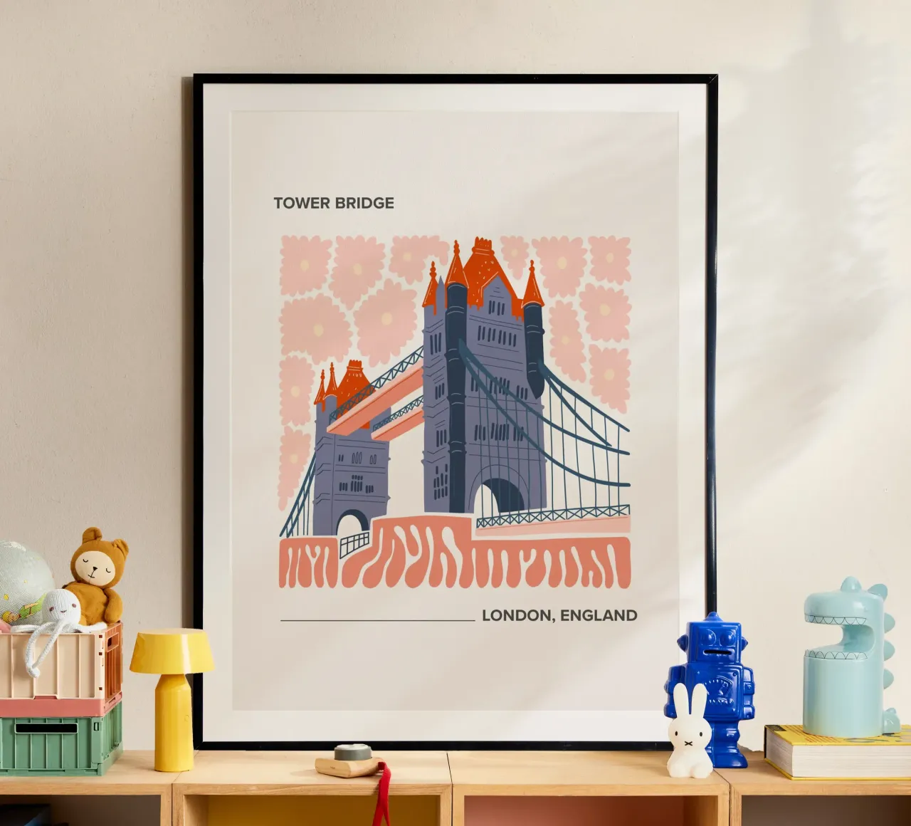 Ponte della Torre, Londra, Inghilterra, Viaggio carta hahnemühle da Peaches Art Prints