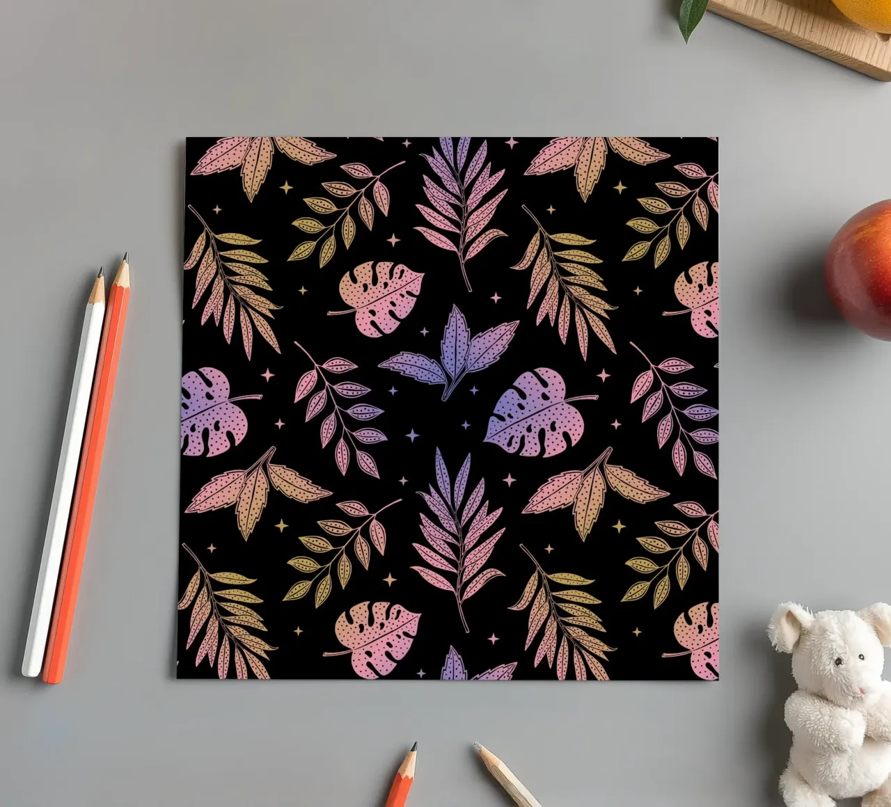 Cosmic Leaves foglio adesivo da Vivi Nicolin