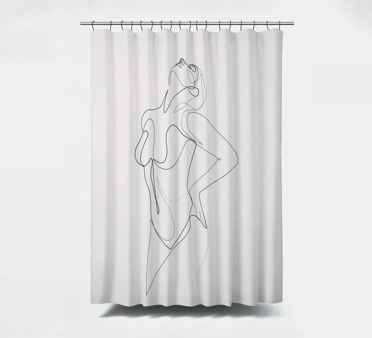 Evoke - A2512 shower curtain by Addillum