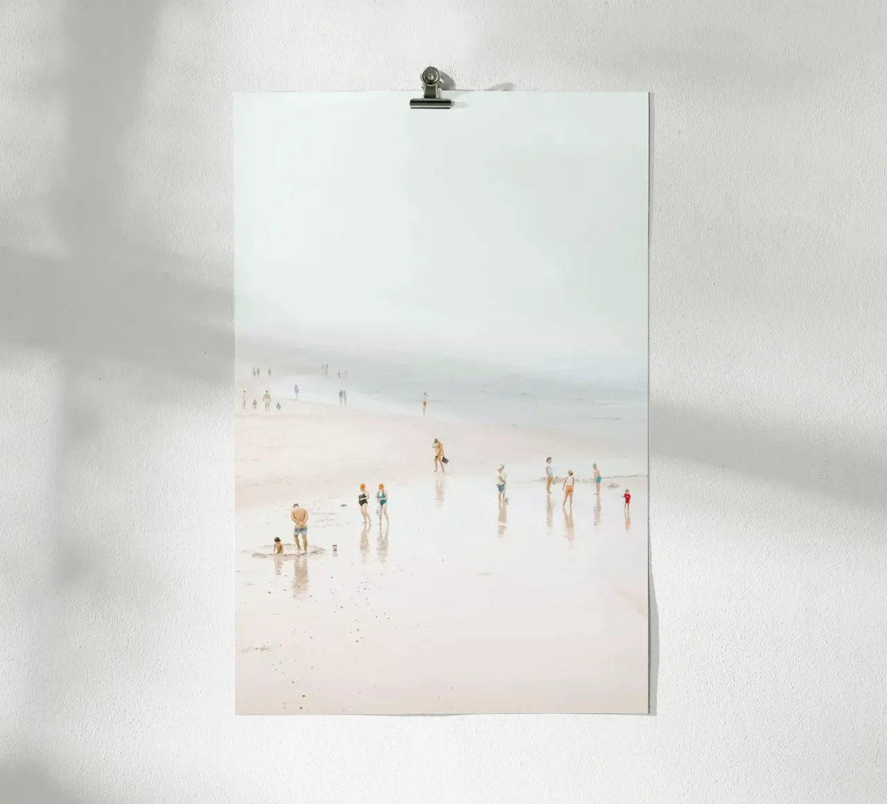 Gente di spiaggia - Oceano e mare minimalista carta hahnemühle da Ingrid Beddoes