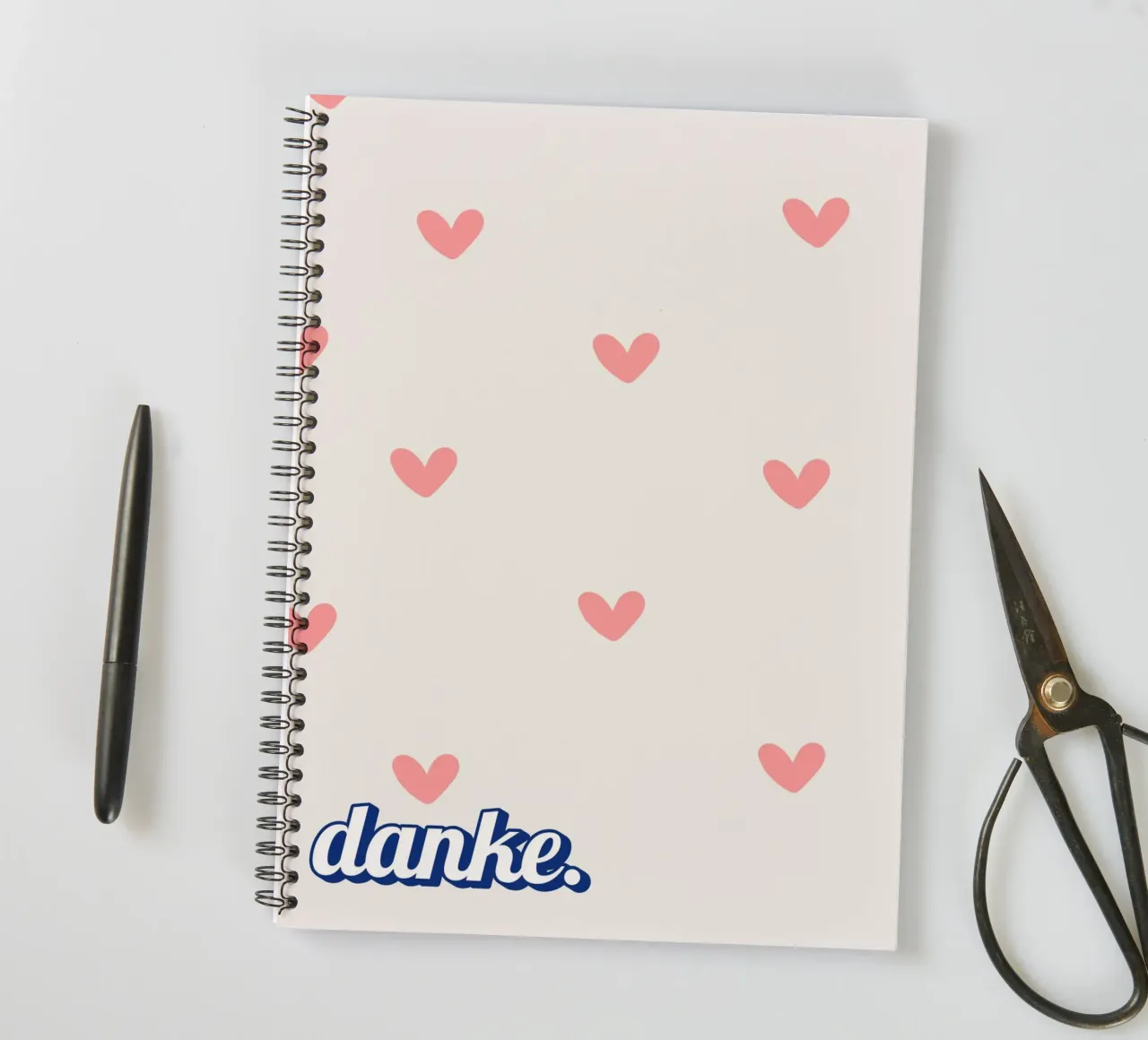danke spiral notebook by Ambition Wall