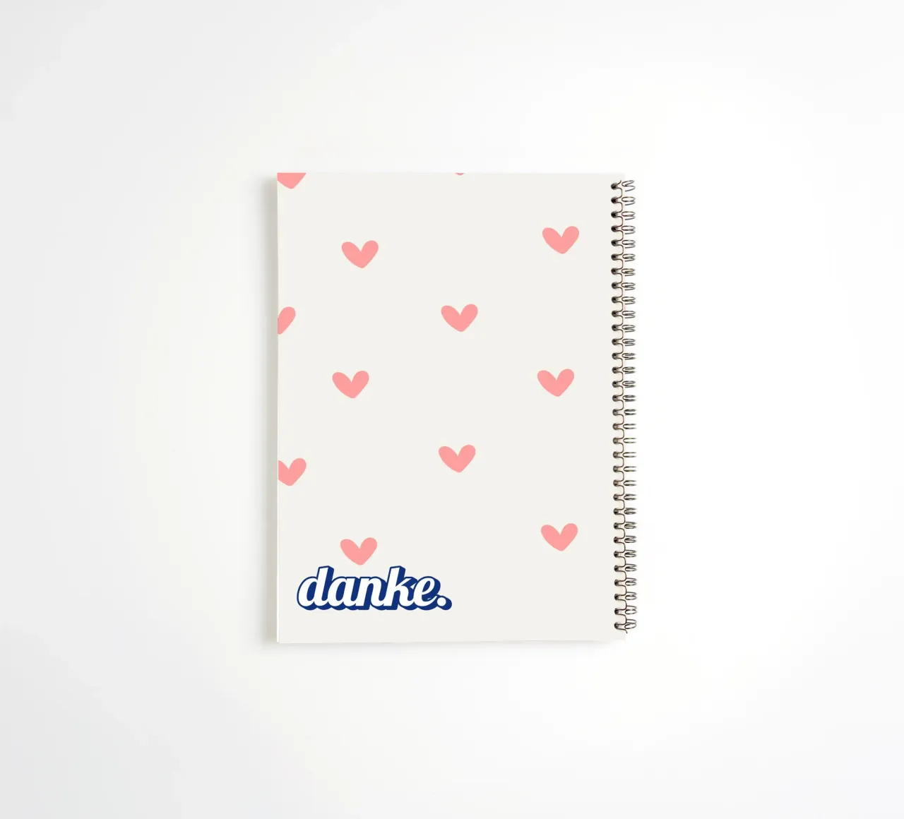 danke spiral notebook by Ambition Wall