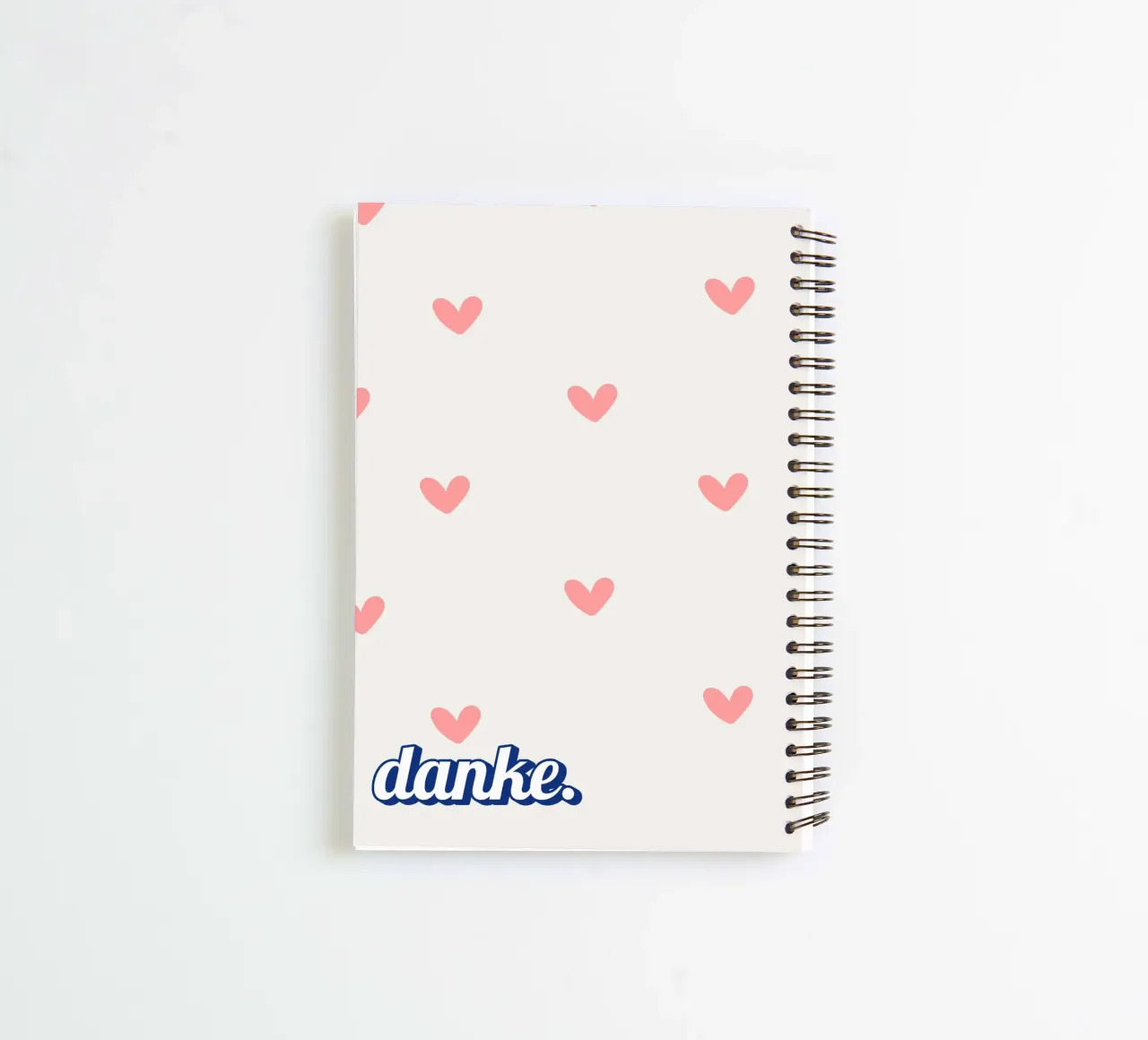 danke spiral notebook by Ambition Wall