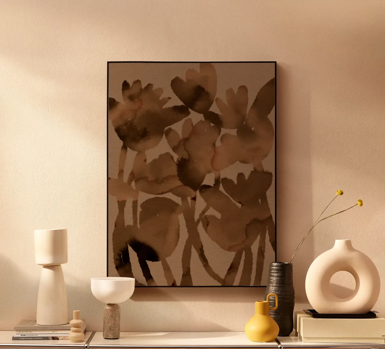 Fiori misti 1 alluminio dibond da Shatha Al Dafai