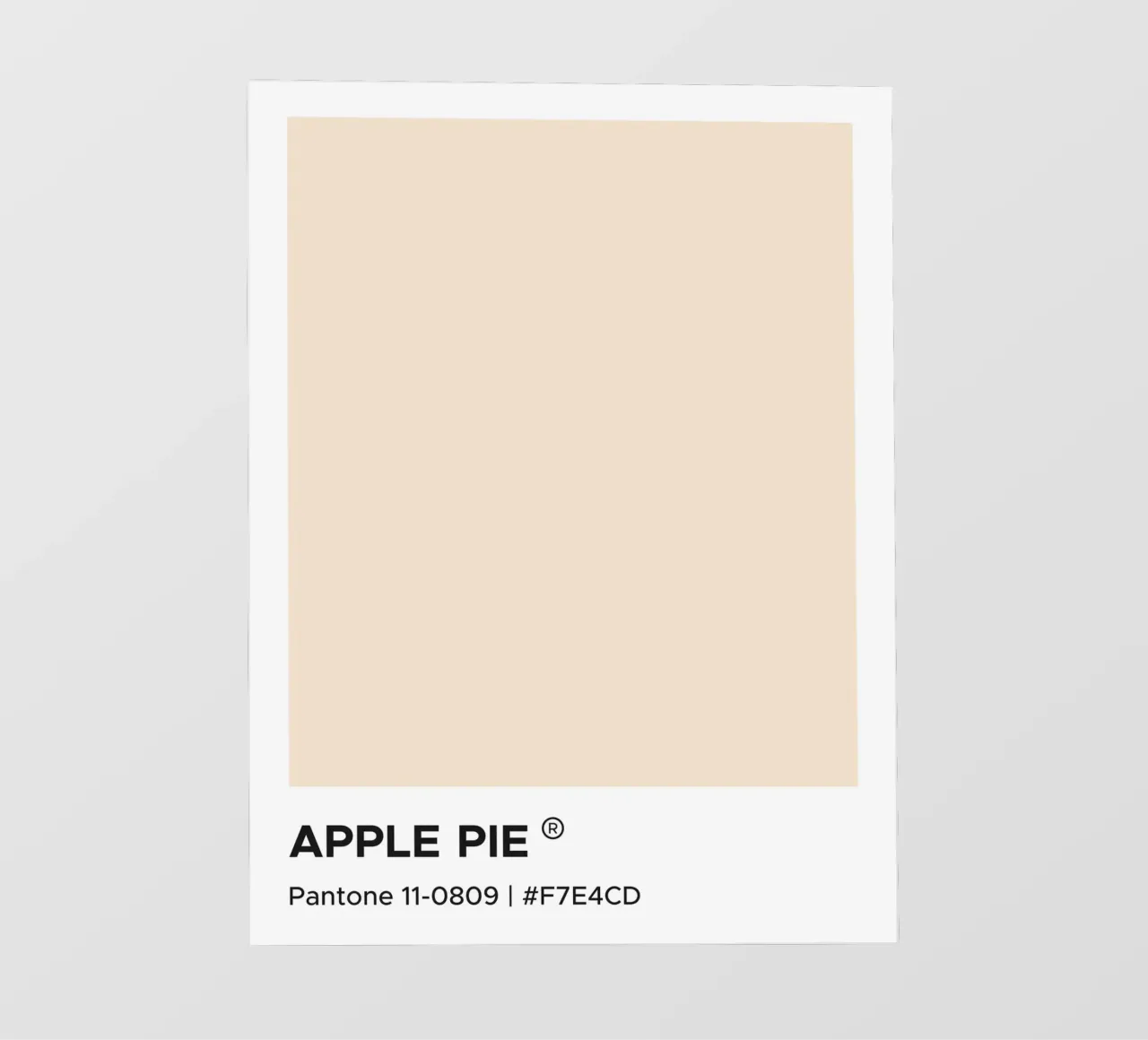 Torta di mele Pantone pellicola backlit da Paigaam Studio