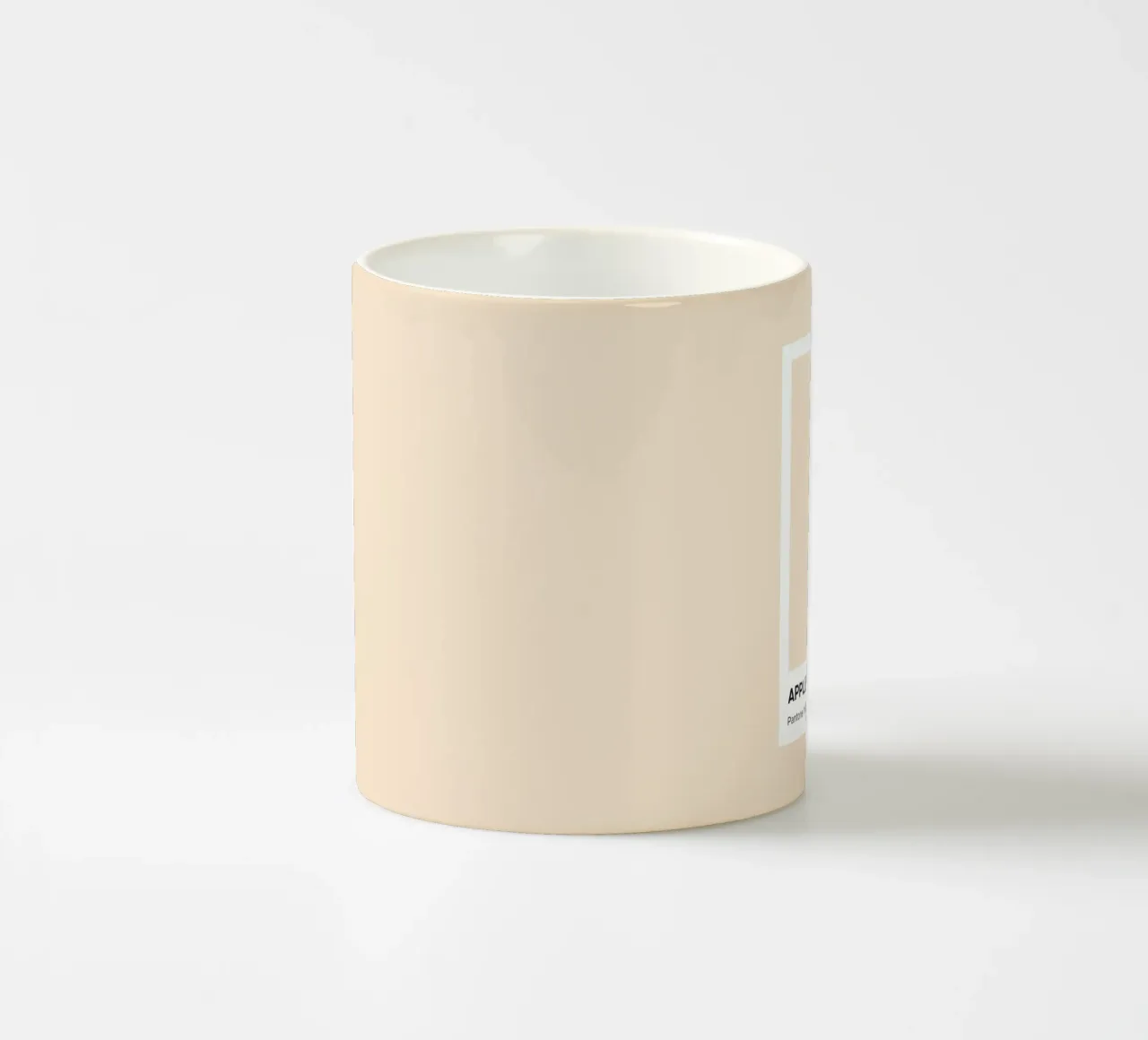 Apple Pie Pantone ceramic mug by Paigaam Studio