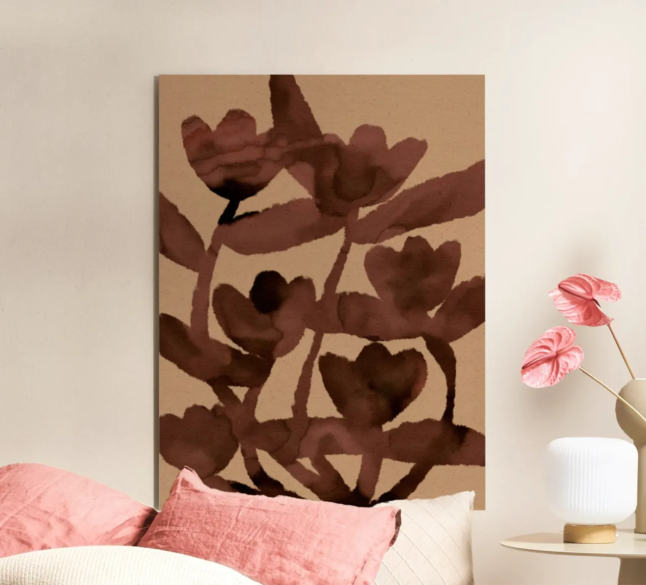 Fiori misti 2 alluminio dibond da Shatha Al Dafai