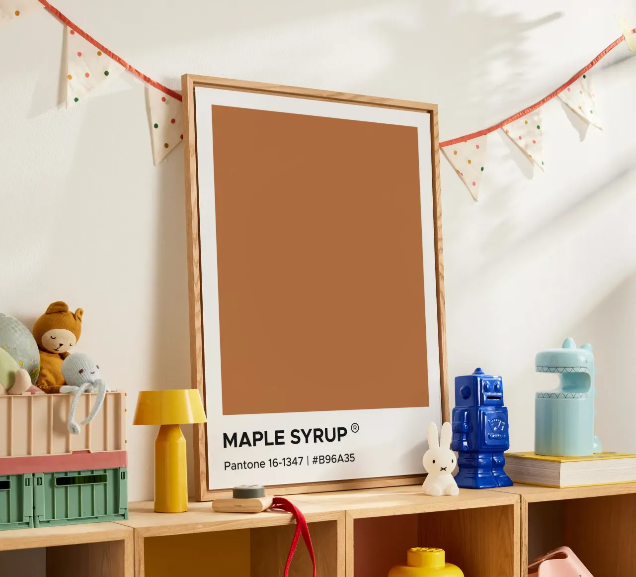 Maple Syrup Pantone acrylic glass by Paigaam Studio