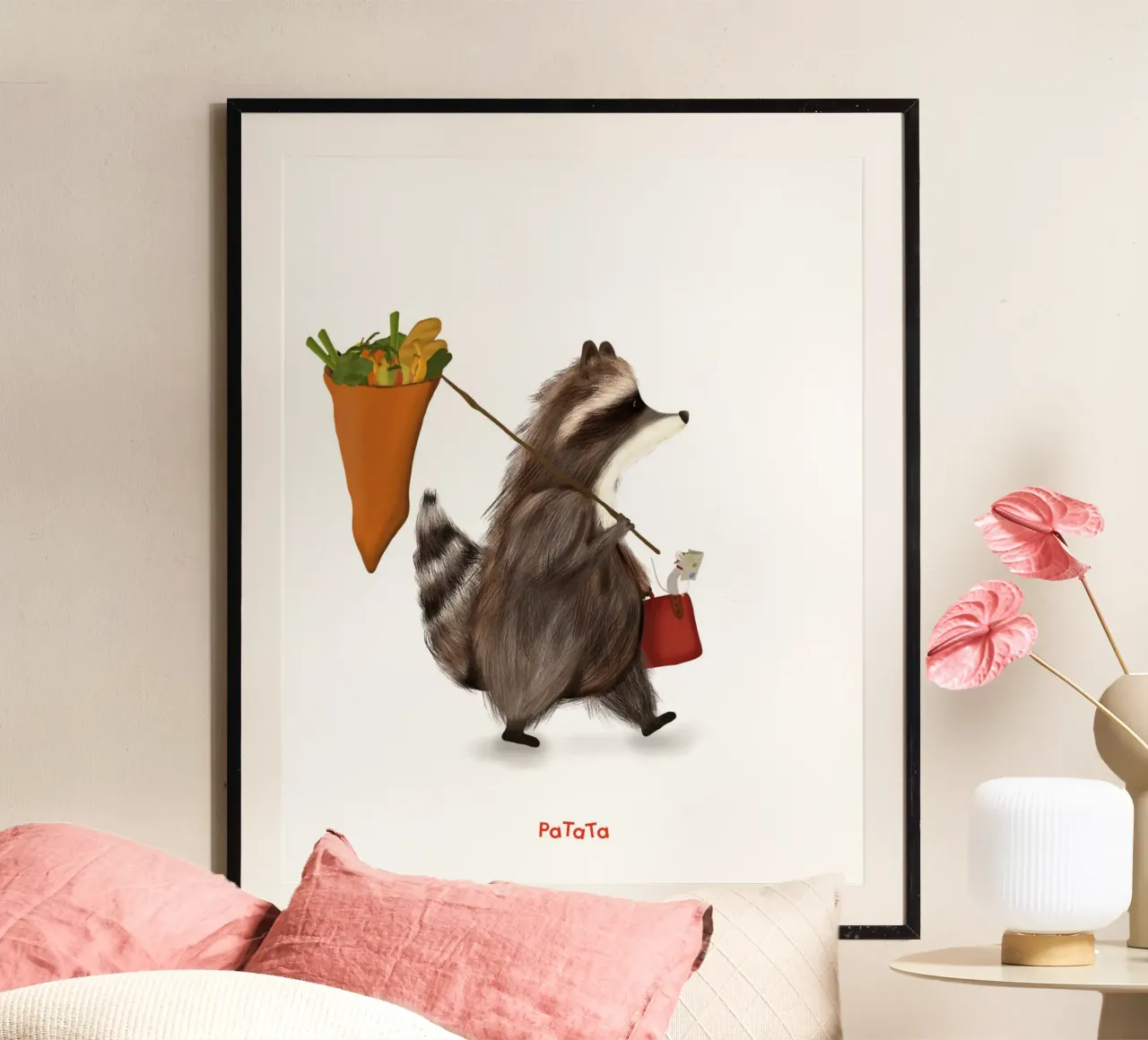 Waschbärs Abenteuer carta hahnemühle da PaTaTa