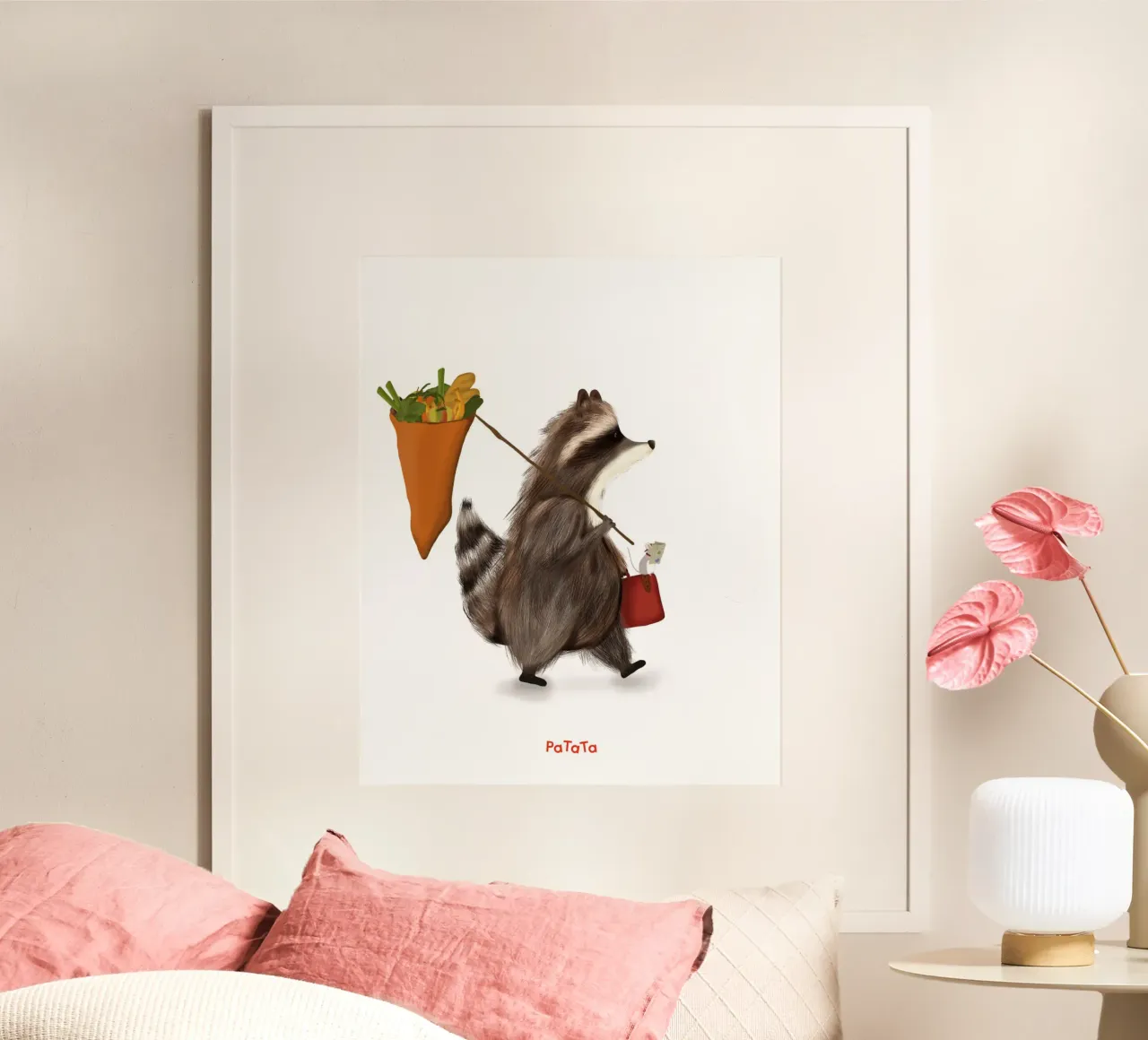 Waschbärs Abenteuer carta hahnemühle da PaTaTa